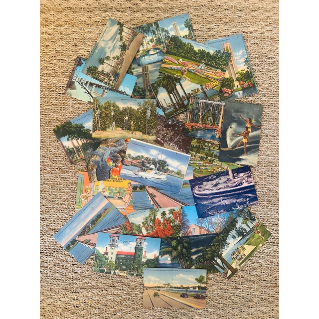 Large Collection of Vintage Florida Postcards For Sale - Image 4 of 4