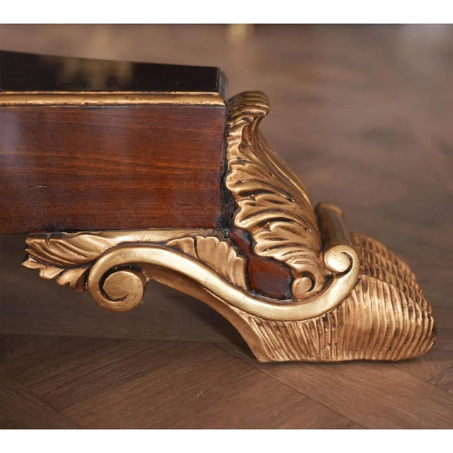 Regency Style Mahogany Dining Table For Sale - Image 6 of 11