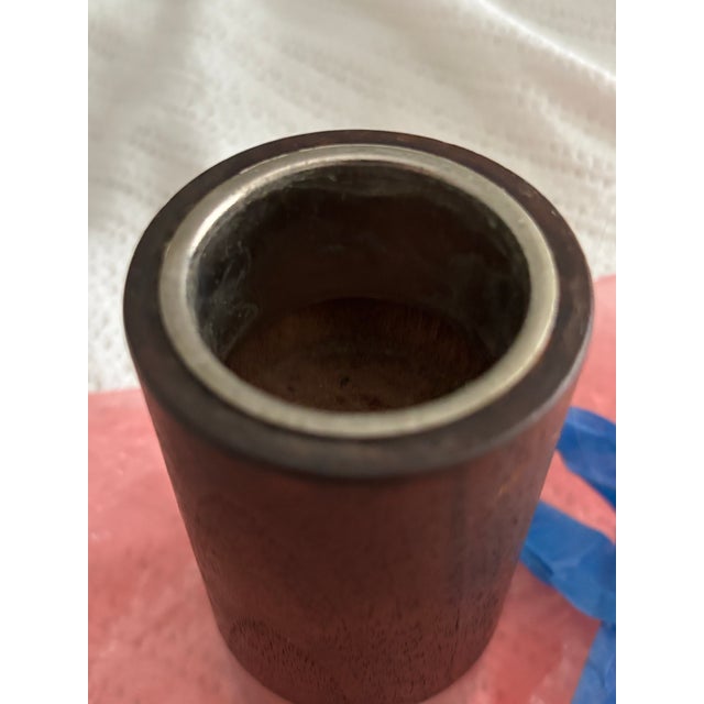Vintage Mid-Century Modern Ronson Norseman Table Lighter in Walnut & Chrome For Sale - Image 12 of 12