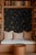 Not Yet Made - Made To Order Butterfly Grove Grasscloth Wallpaper by House Party | Midnight Black | 6 Yards For Sale - Image 5 of 6