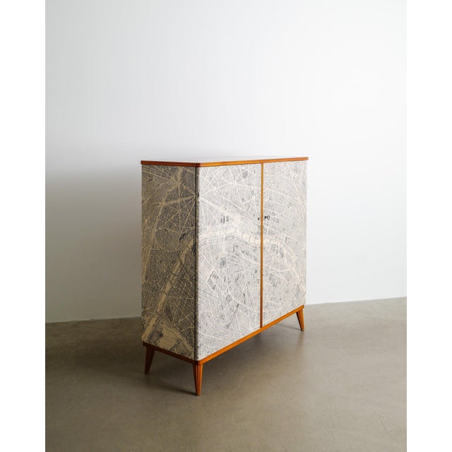 Swedish Mid-Century Wooden Cabinet attributed to Josef Frank, 1950s For Sale - Image 4 of 9