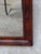 Antique American Empire Flame Mahogany Ogee Wall Mirror 20x30 Wood Backing 1850s For Sale - Image 14 of 18