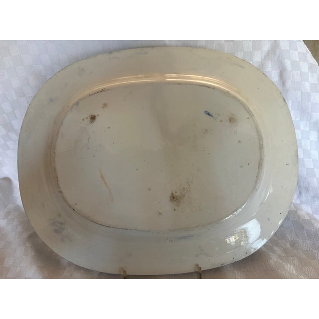 19th Century English Transferware Platter For Sale - Image 13 of 14