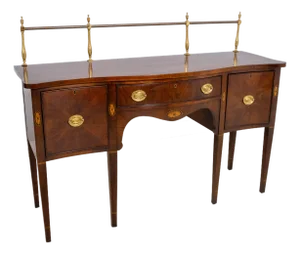 Statton Cherry Sideboard W. Inlay Work & Gallery