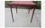 Wood 1950s Vintage Mid-Century Stakmore Card Table 4 Folding Cane Back Chairs Red Set of 5 For Sale - Image 7 of 12