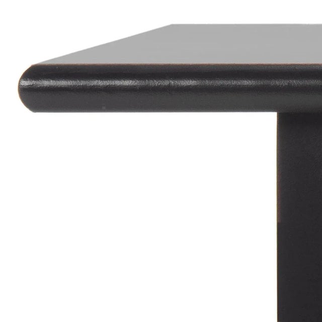 2 Drawer Coffee Table in Distressed Black For Sale In Philadelphia - Image 6 of 10