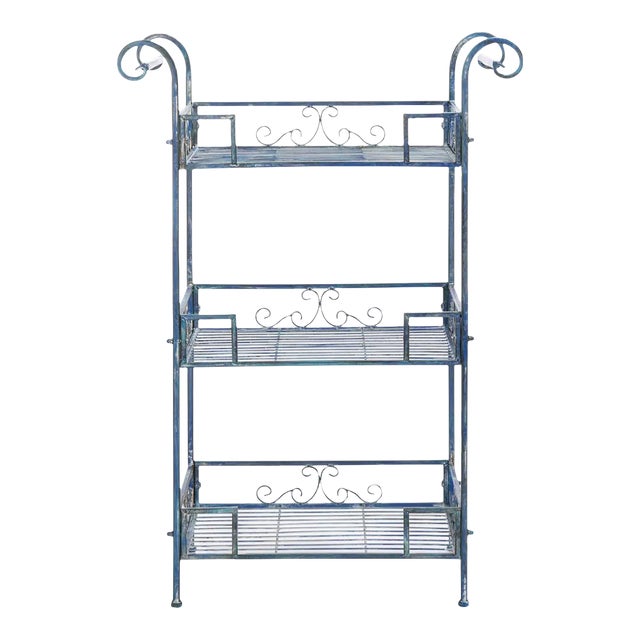 Noreen 3 Tier Shelf - Mossy Blue For Sale