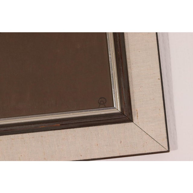 Arne Olsson, Partition, 1960s, Oil & Acrylic on Canvas, Framed For Sale - Image 9 of 17