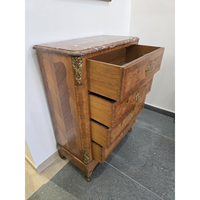 Louis XV Style Marquetry Chiffonier For Sale - Image 15 of 18