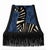 A striking designer lamp shade crafted in Regal Farlow “Sapphire Zebra” velvet, featuring a bold zebra motif in black and...