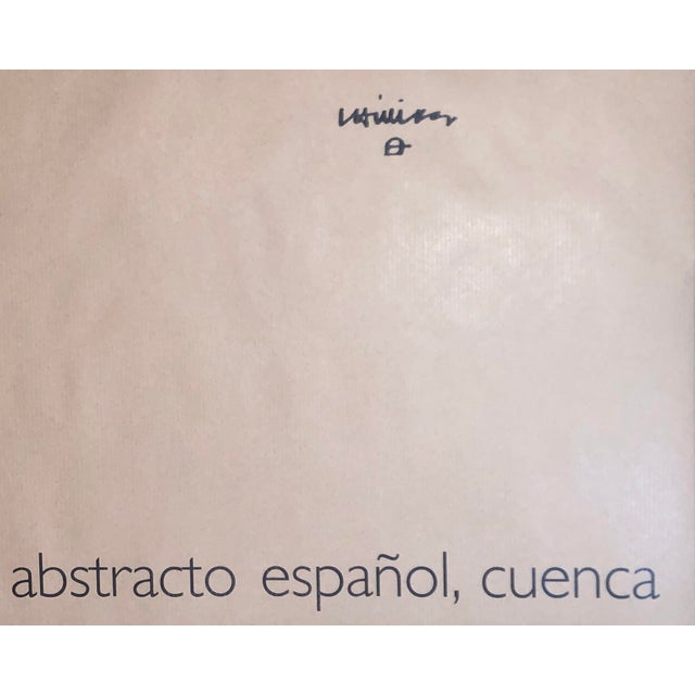 Eduardo Chillida, Untitled n.d., 1982, Offset Lithograph on Kraft Paper For Sale - Image 6 of 13
