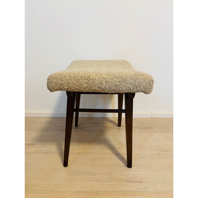 Vintage Ottoman from Drevopodnik Holesov, 1970s For Sale - Image 4 of 7