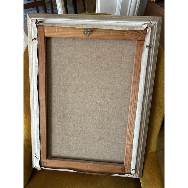 R Poirot, Bouquet, 1950s, Oil on Canvas For Sale - Image 15 of 16