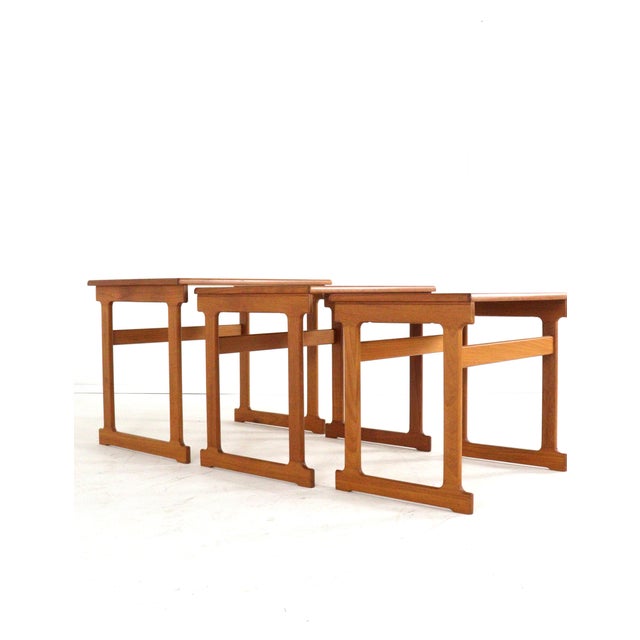 Sculptural Danish Design: Teak Mimiset by Trioh. Give your interior a unique mid-century twist with this distinctive set...