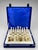 Elevate your game collection and home décor with this exquisite 12" Marble and Onyx Chess Set, beautifully handcrafted...