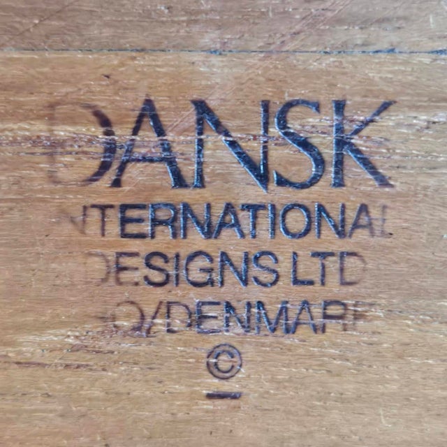 Chestnut 1960s Danish Teak Wood Charcuterie Board Designed by Jens H. Quistgaard for Dansk For Sale - Image 8 of 8