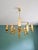 Mid-Century Modern Geometric Brass Chandelier by Gaetano Sciolari for Boulanger, 1970s For Sale - Image 3 of 14
