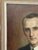 Original swedish oil on panel – “portrait” by carl magnus lindqvist – vintage – 58 × 46 cm (approx. 23" × 18") | framed...