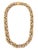 Contemporary Rom Germany 18k Gold & Platinum Byzantine Link Necklace 127g For Sale - Image 3 of 5