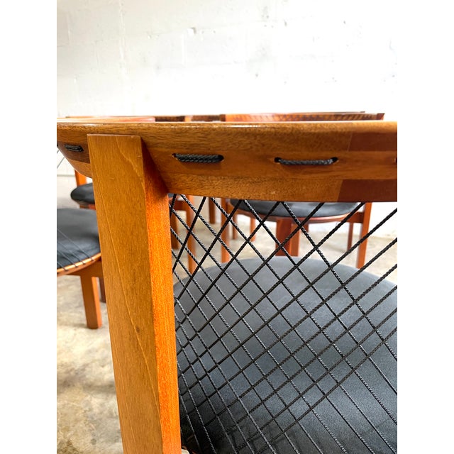 Niels Jorgen String Dining Chairs Set of 6 Danish Modern For Sale In Miami - Image 6 of 10