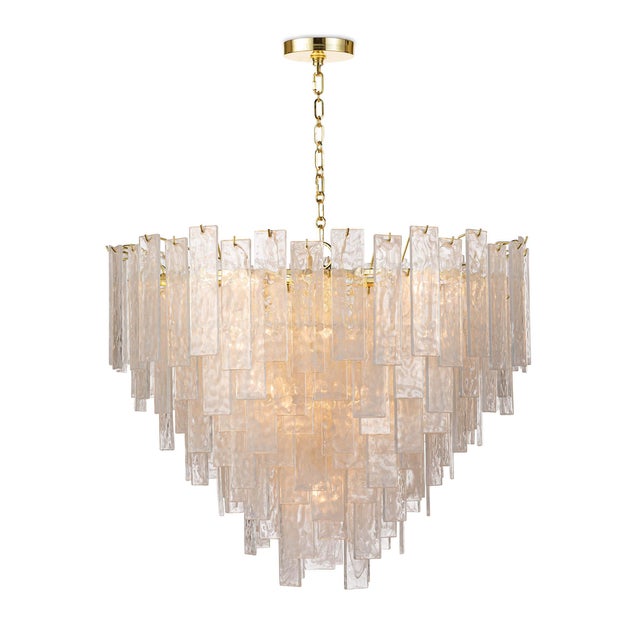 Regina Andrew Glacier Chandelier, Large For Sale In Detroit - Image 6 of 6