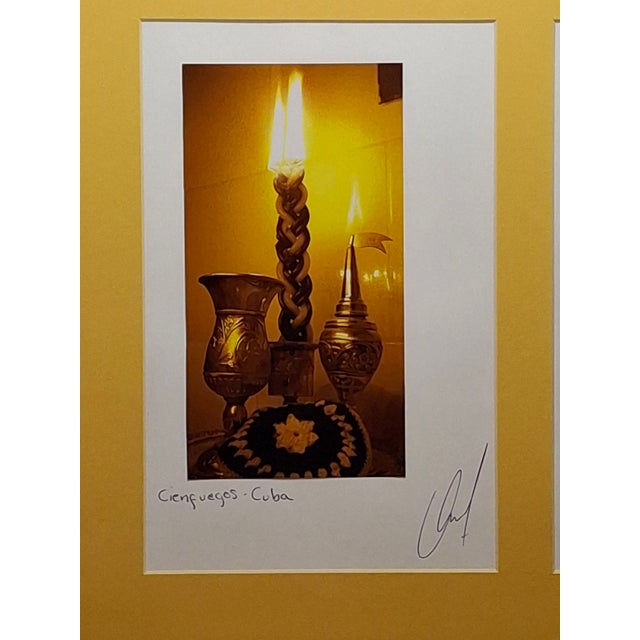 Humberto Mayol Signed Diptych Jewish Cuba Cienfuegos Ritual Photography Framed For Sale - Image 4 of 14