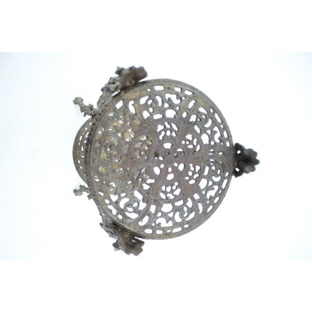 Danish Iron Flower Stand, 1950s For Sale - Image 3 of 9