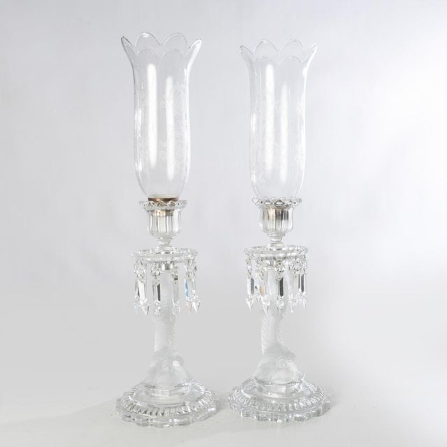 Mid 20th Century Wonderful Pair of Baccarat Dolphin Candlesticks For Sale - Image 9 of 13