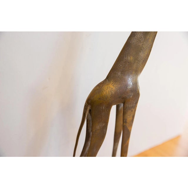 Metal Vintage African Giraffe For Sale - Image 7 of 8