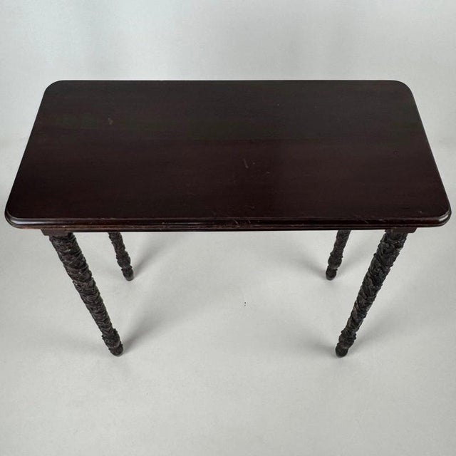 19th Century Anglo-Indian Mahogany Side Table For Sale - Image 10 of 11