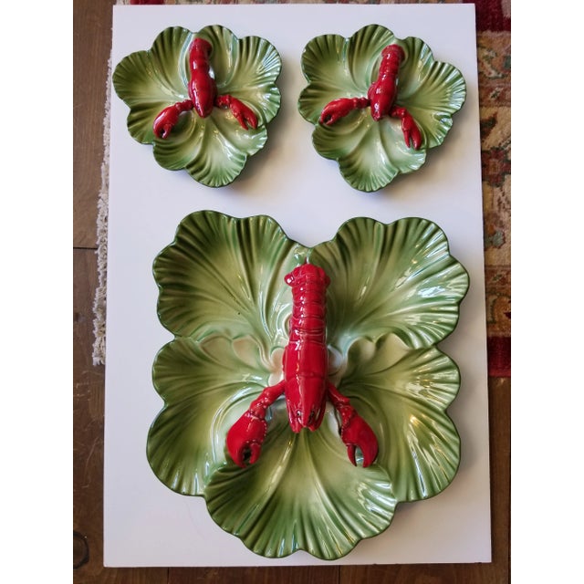 Vintage Keeler Ceramic Lobster Set For Sale - Image 10 of 10