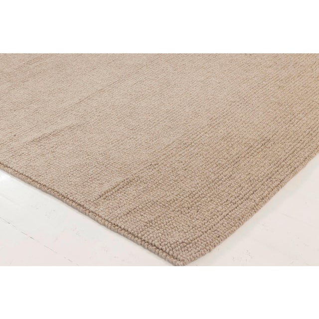 Modern Brown Flat-Weave Wool Rug by Doris Leslie Blau For Sale In New York - Image 6 of 6