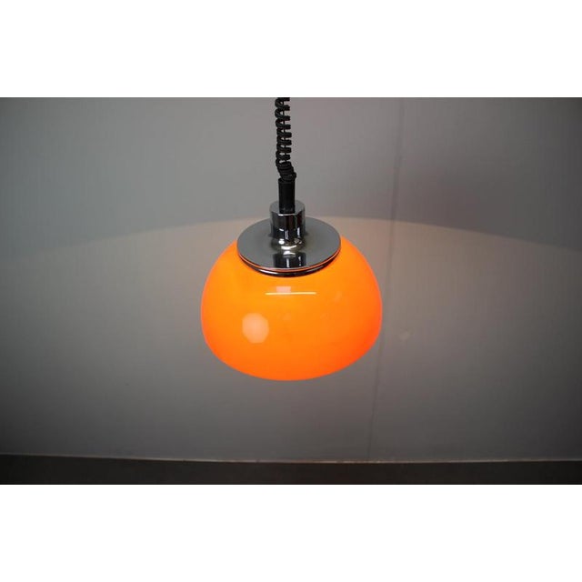 Black Vintage Lighthouse Pendant Light by Guzzini for Meblo, 1970s For Sale - Image 8 of 12