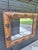 Vintage Wrapped Rattan Brass Leaf Mirror For Sale - Image 9 of 12