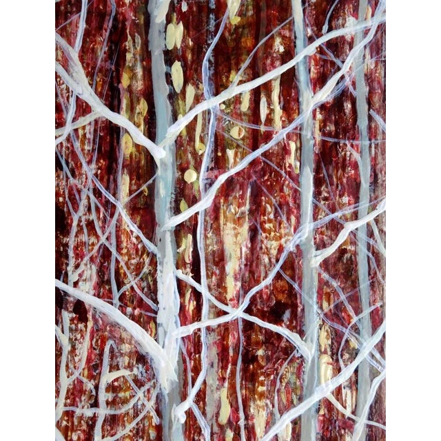 Kristine Kvitka, Red Forest, 2014, Oil on Canvas For Sale - Image 4 of 8