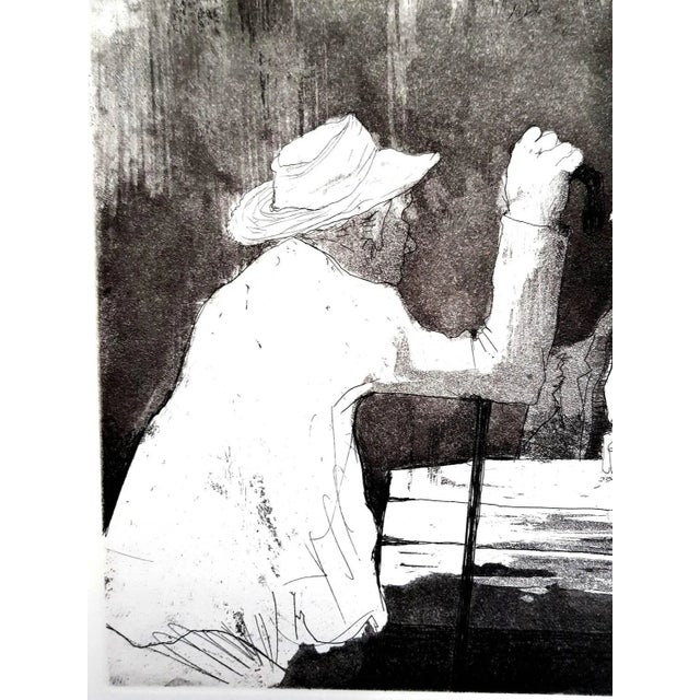 Jean Jansem - Original Etching 1974 For Sale - Image 3 of 4