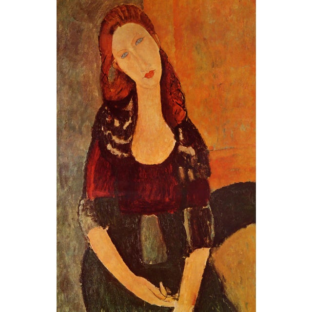 After Modigliani Portrait of J. Hebuterne Limited Edition Print For Sale