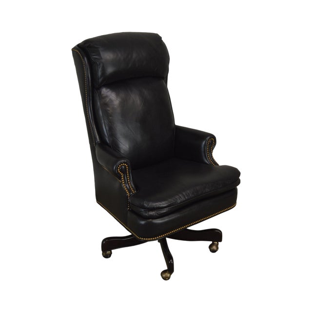 Hancock and moore leather office chair clearance