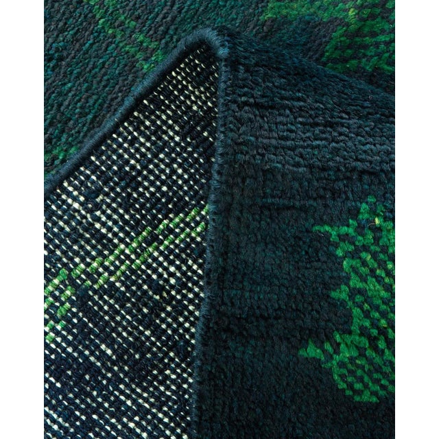 Moroccan Hand-Knotted Area Rug - Black, 3' 3" x 5' 0" For Sale In New York - Image 6 of 8