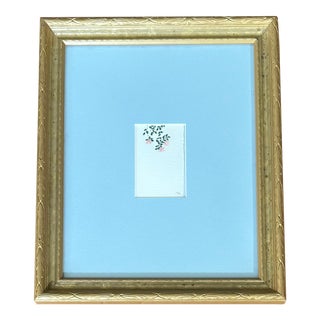2024 Carolyn Misterek Original “Tiny Roses”, Framed For Sale