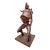 C. 1960s American Mid-Century Black Walnut Fantastical Life Size Sculpture For Sale