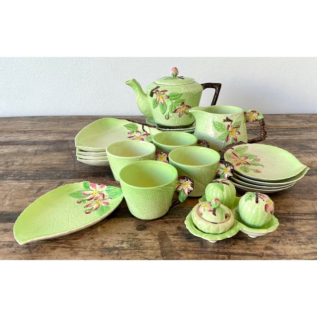 Mid 20th Century Vintage English Carlton Ware Luncheon China - Set of 20 For Sale - Image 5 of 12