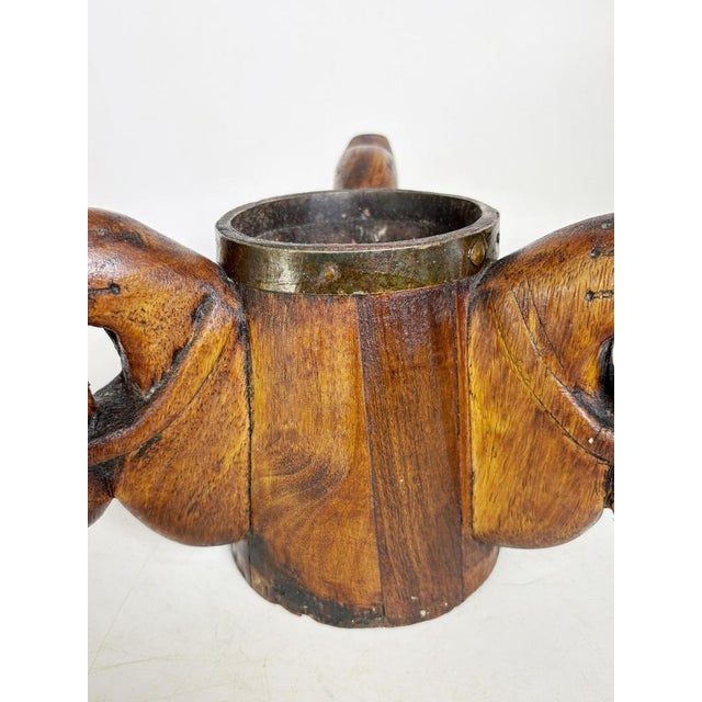 Wooden Pen Holder with Horse Heads, France, 1960 For Sale - Image 9 of 12