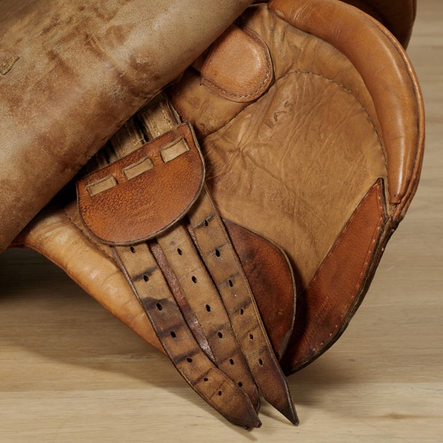 Vintage English Sowter & Co Horse Saddle For Sale - Image 10 of 13