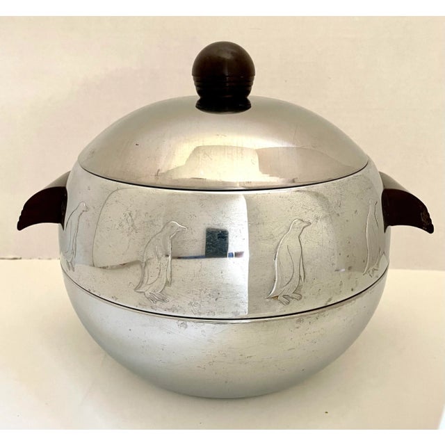 Mid 20th Century Mid-Century Modern West Bend Penguin Hot/Cold Lidded Server For Sale - Image 9 of 9