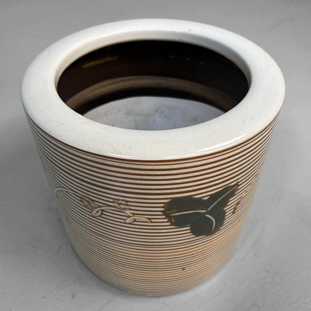 1950s Vintage Ceramic Japanese Hibachi, 1950s For Sale - Image 5 of 17