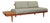 Vintage Scandinavian Daybed in Teak and Pale Green Fabric by Ingmar Relling for Ekornes, 1960s For Sale