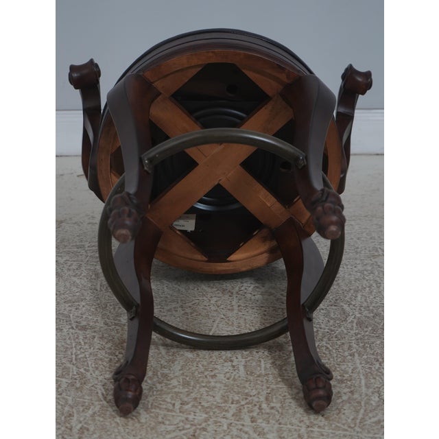 Howard Miller Marble Top Bar Wine Cabinet & 3 Stools For Sale - Image 15 of 18