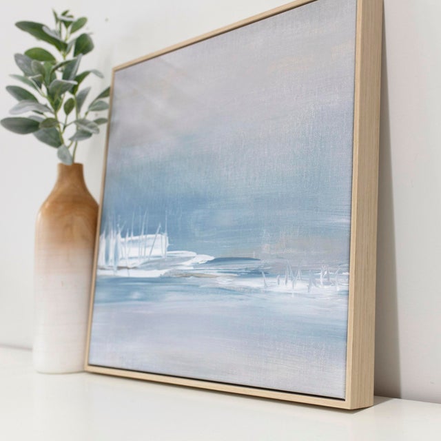 Framed Canvas Print Set - Scape No. 3 and No. 4 - Set of 2 For Sale In New York - Image 6 of 8