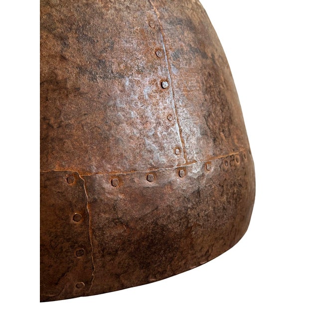 Farmhouse Farmhouse Vintage Iron Industrial Pendant Light For Sale - Image 3 of 5
